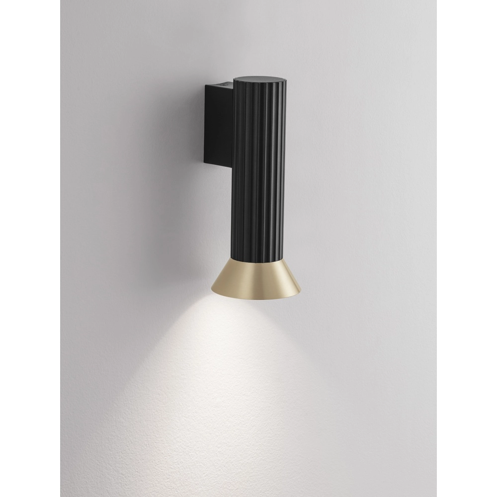 Wall spotlight Luvia black with gold Lyora 5212017475558