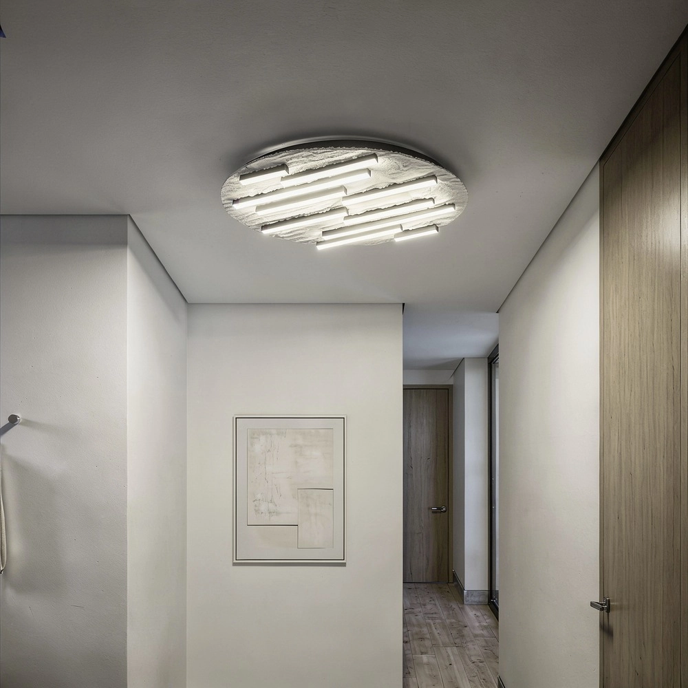 Ceiling lamp Campomarino sand brown Ø 48cm