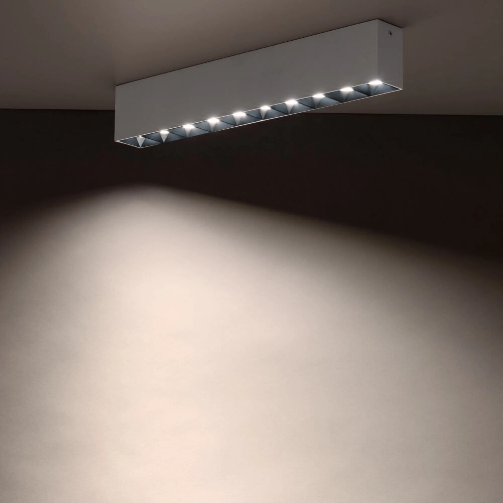 White surface-mounted spotlight Midi Led 10x1 LEDs - 4000K Lyora 5903139100533