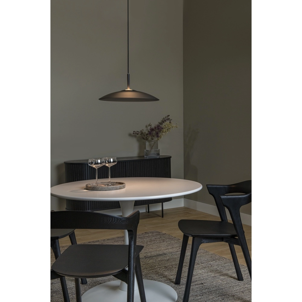 Sleek pendant lamp Menga Ø 40cm smoke glass Premium by Lucide 5411212251206