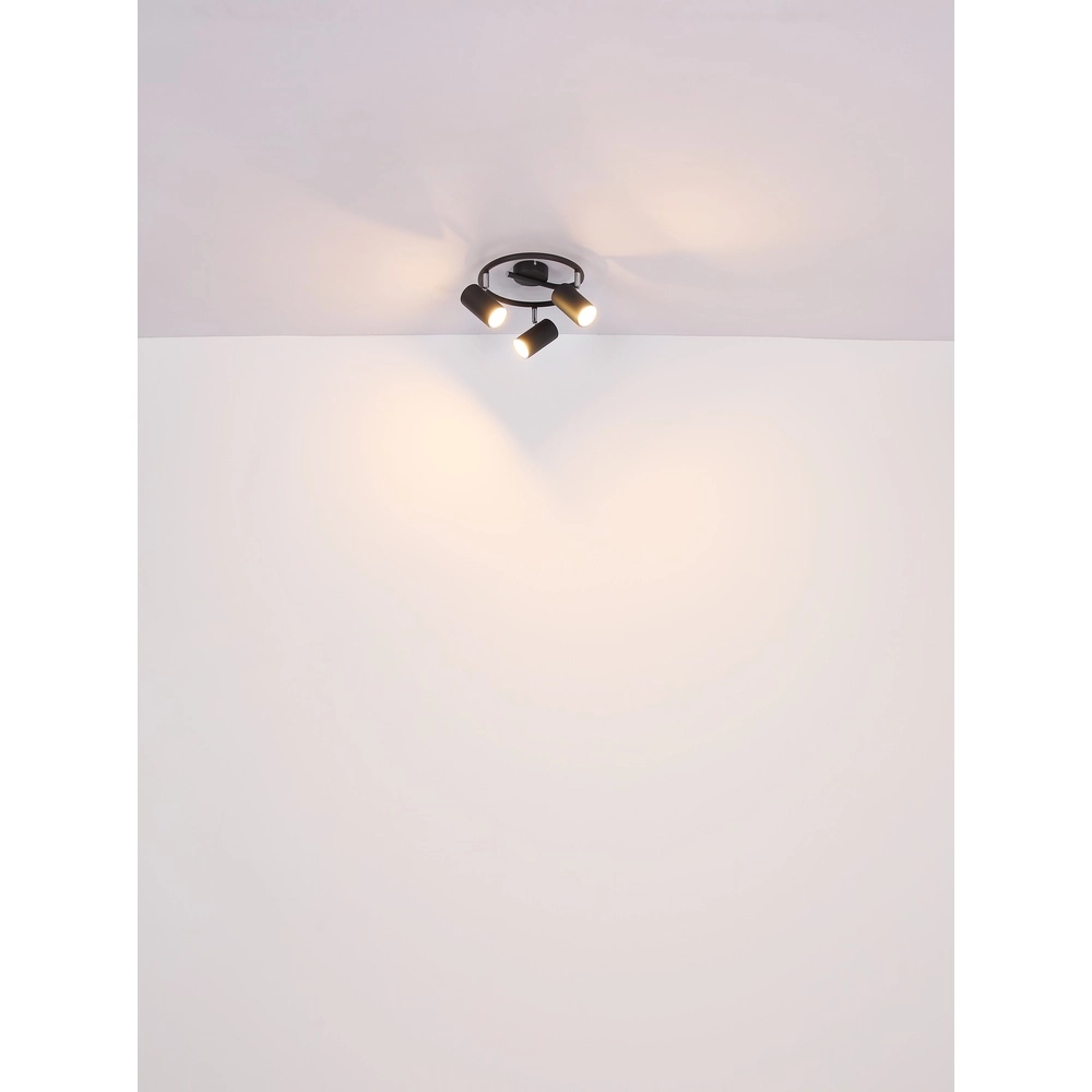 4-light ceiling lamp Allvi Black Globo 9007371451760