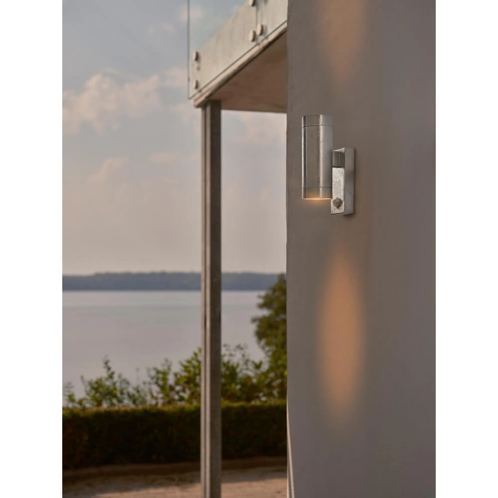 Up & downlighter Tin Zinc with sensor Nordlux 5704924023316