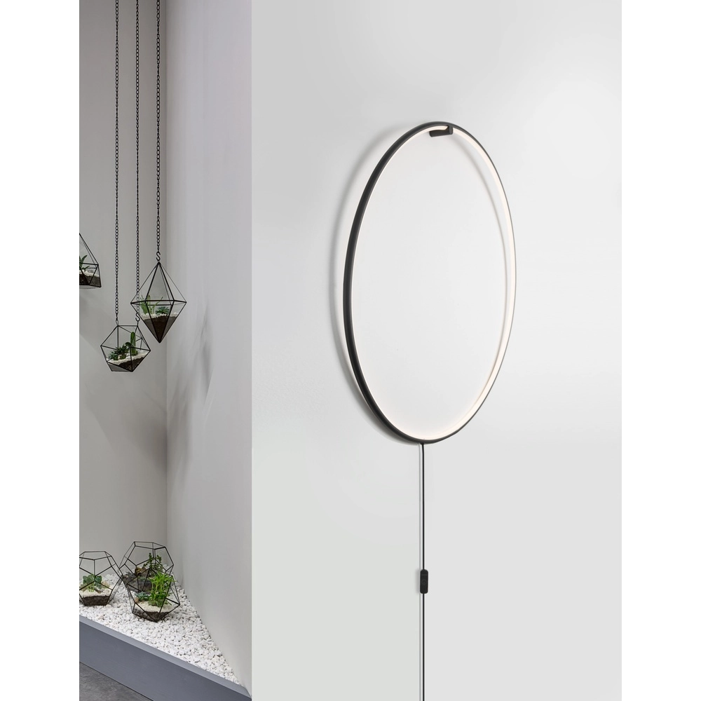 Floor lamp Ring black Ø 79cm Lyora 5212017424266