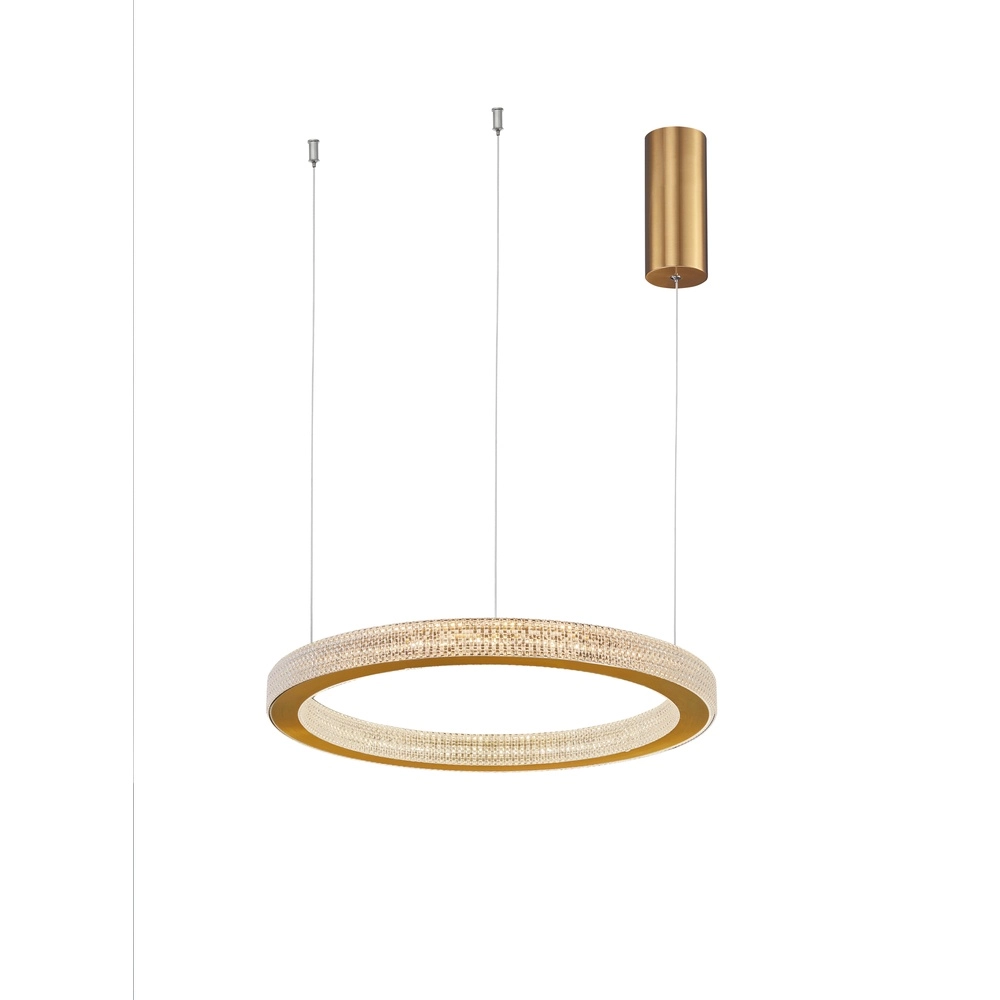 Pendant lamp Fiore gold Ø 40cm Lyora 5212017424129