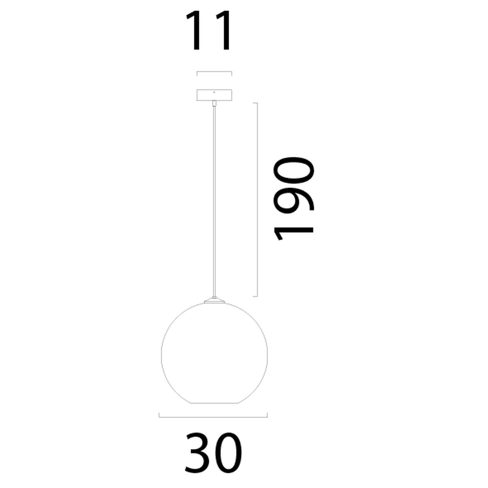 Pendant lamp Corda rattan Ø 30cm Masterlight 8718121340319