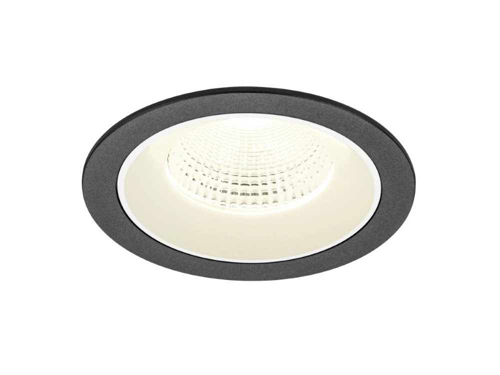 Recessed spotlight Numinos L black/white 4000K - 55deg SLV 4024163309554