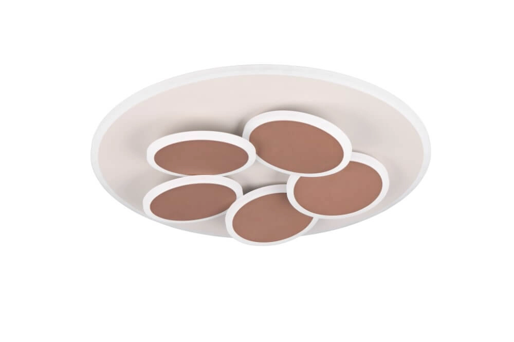 Modern ceiling lamp Mandala copper Ø 48cm Trio 4017807614084