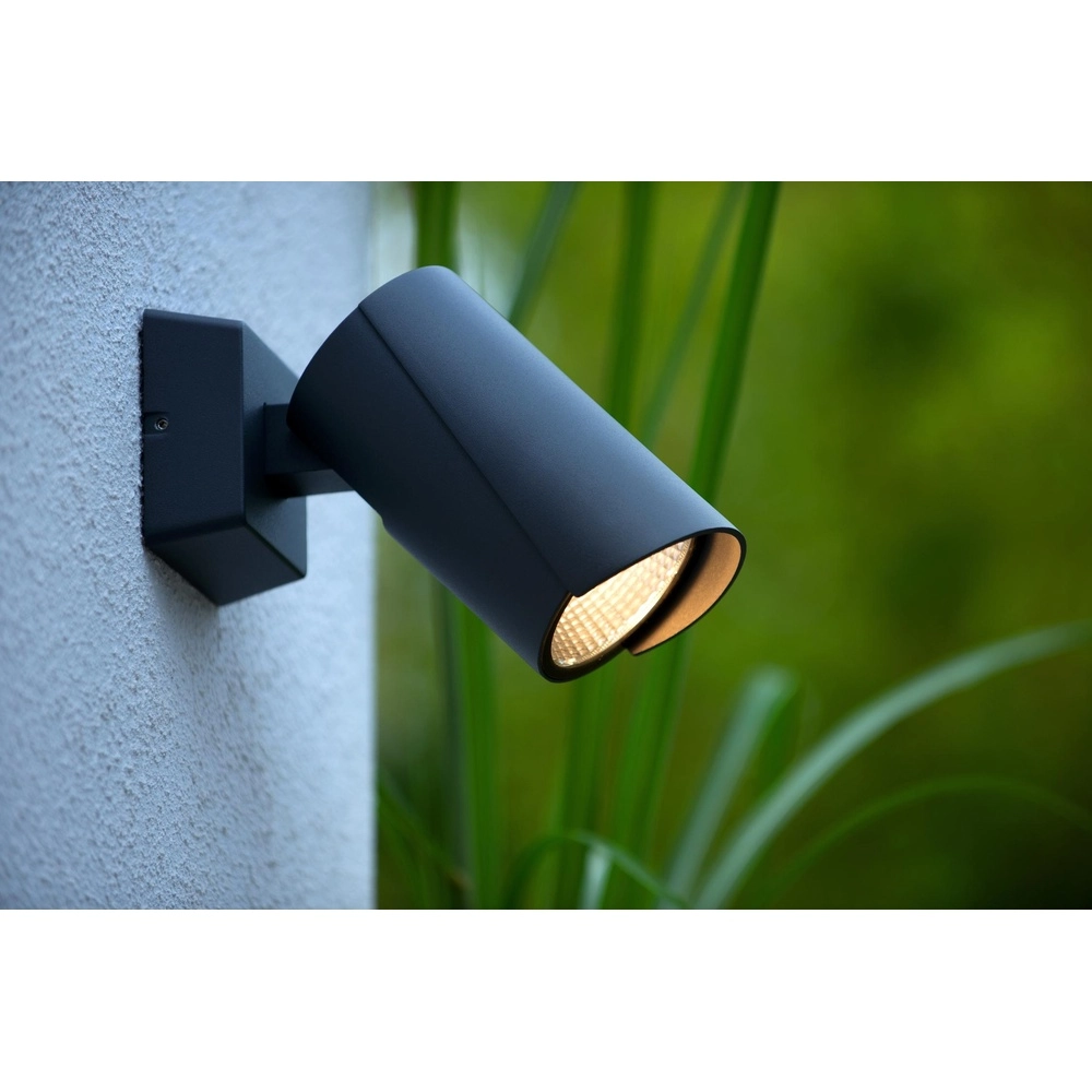 Design wall lamp Manal anthracite Lucide 5411212271686