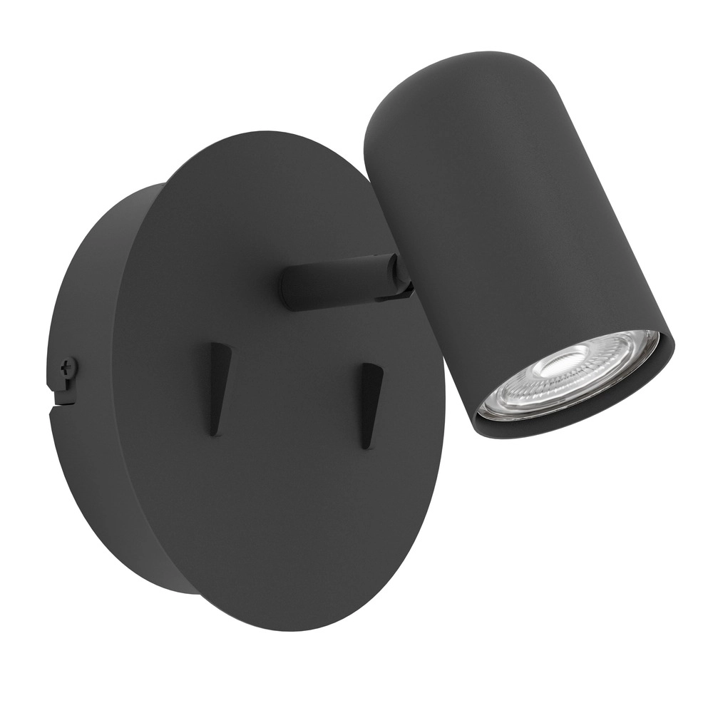 Surface-mounted spot Montemurro Single Black Eglo 9008606392209