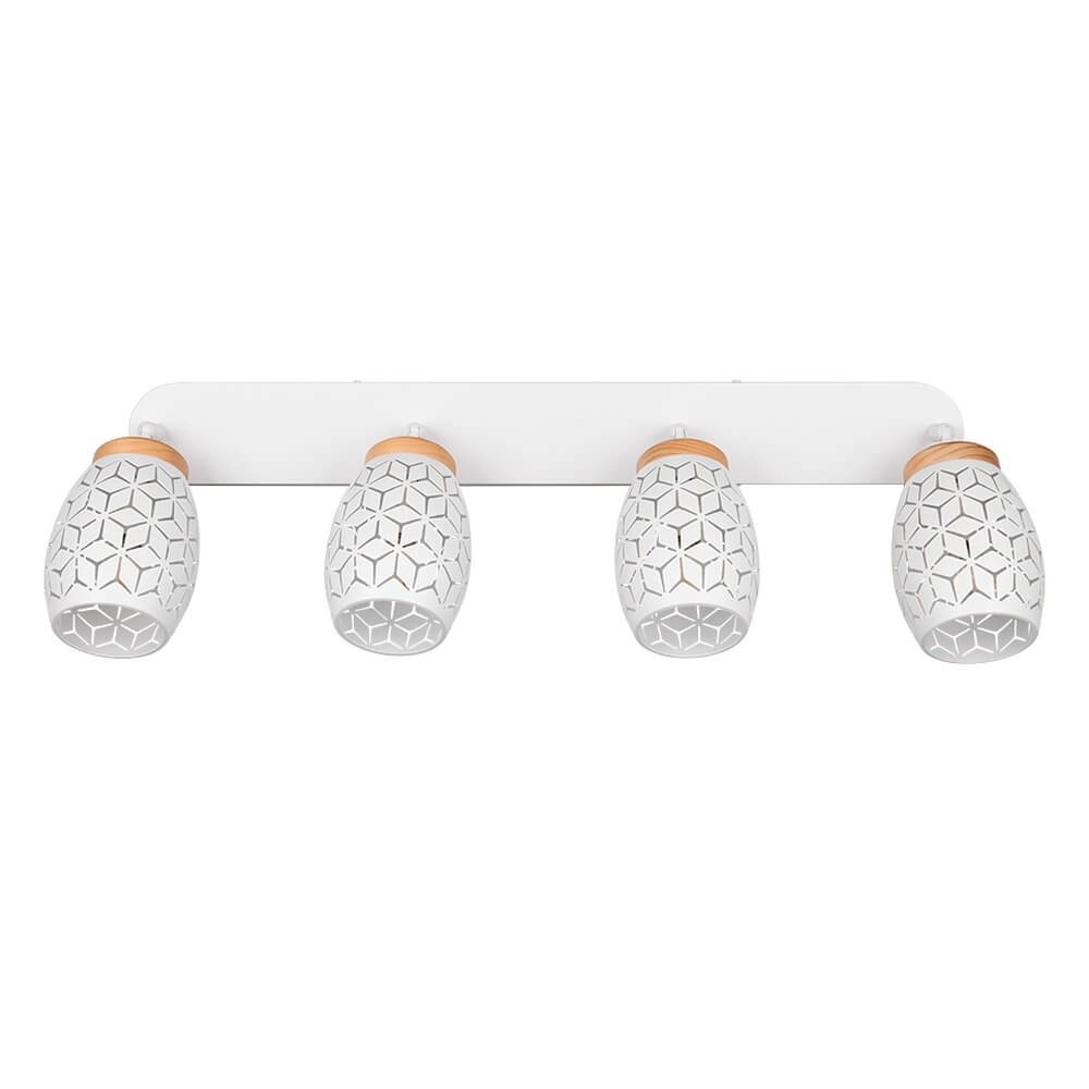 4-light surface-mounted spot Bidar white Trio 4017807640694