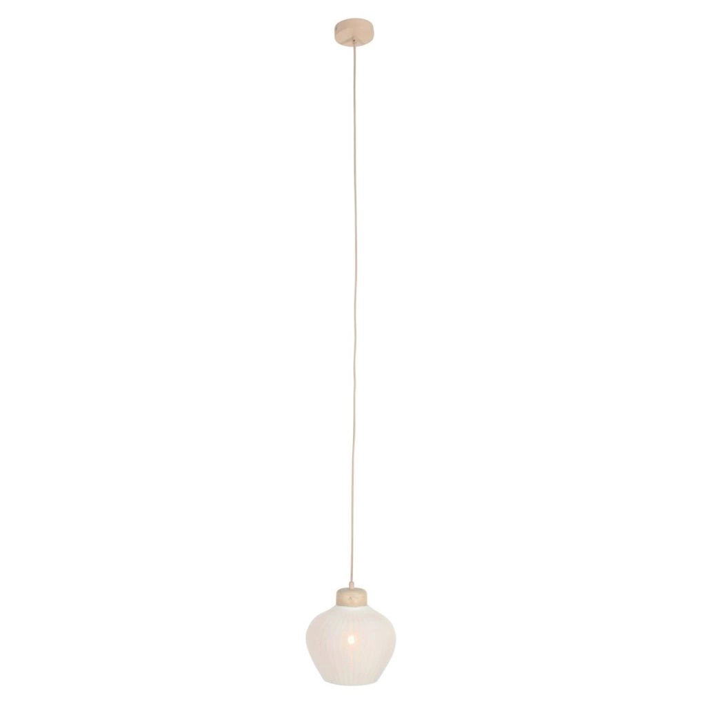 Pendant lamp Travino sand brown Ø21cm