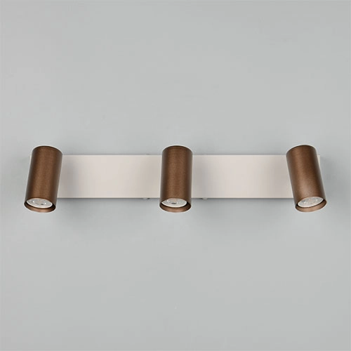 Surface-mounted spot Taryn 3-light mocha brown Trio 4017807685619