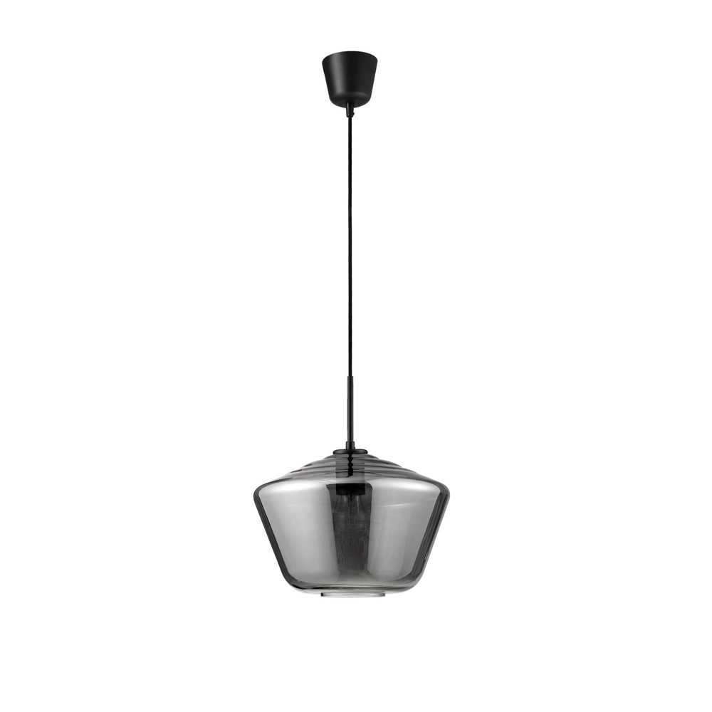 Pendant lamp Veiro chrome glass Ø 30 x 22cm Lyora 5212017421302