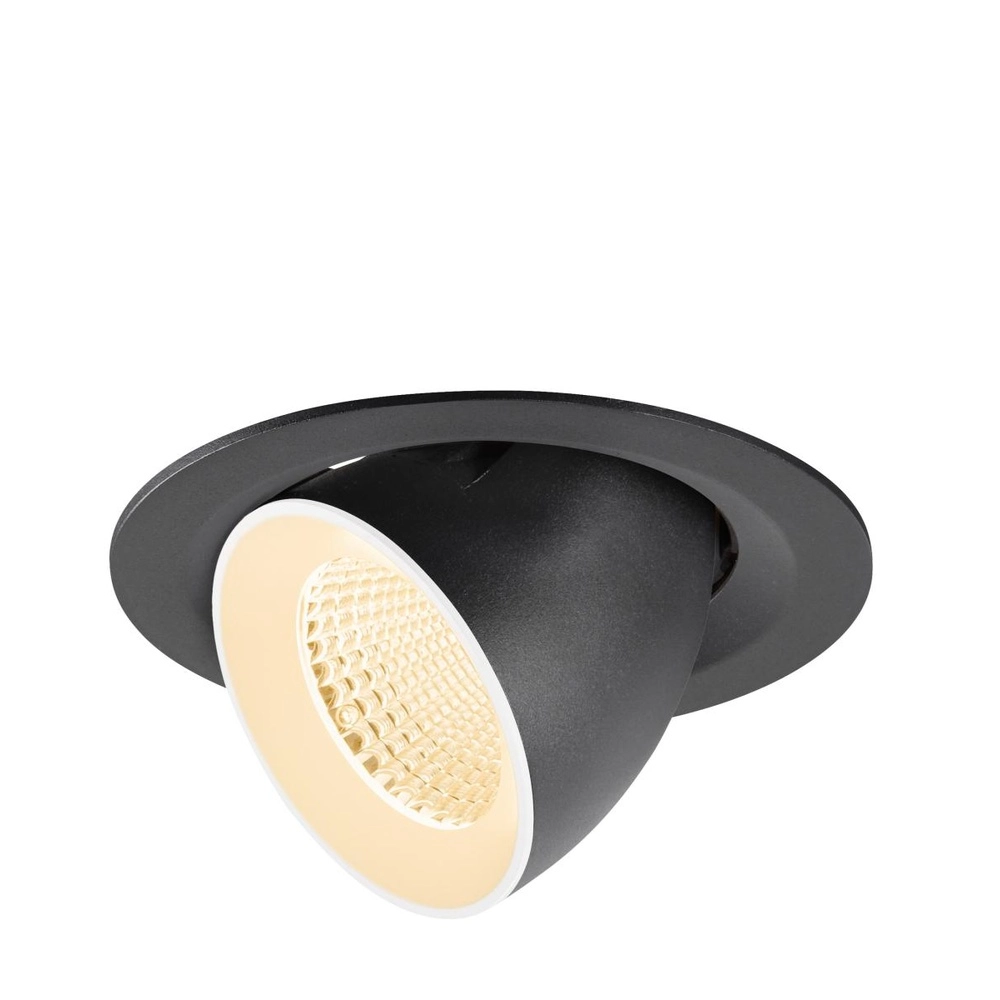 Recessed spotlight Numinos Gimble M black/white 2700K - 40deg