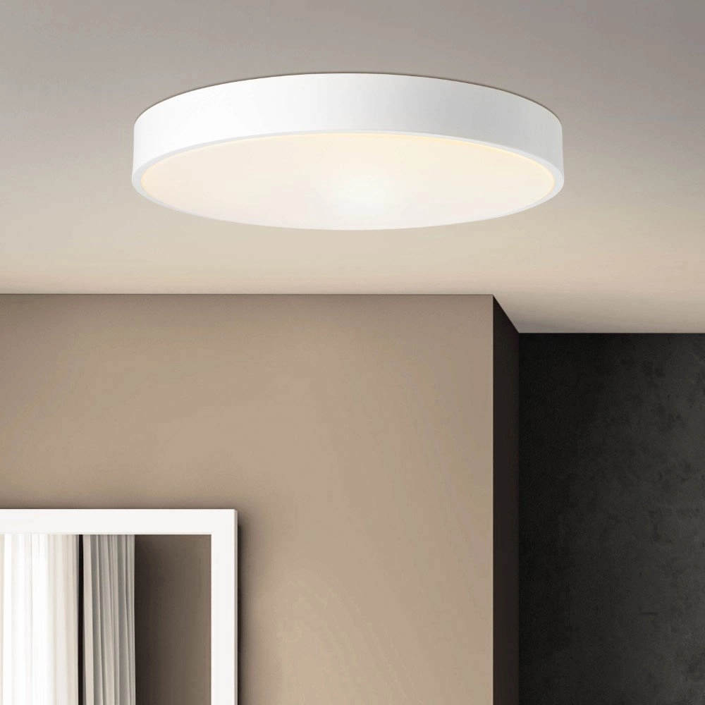 White LED ceiling light Slimline Ø 49cm Brilliant 4004353375842