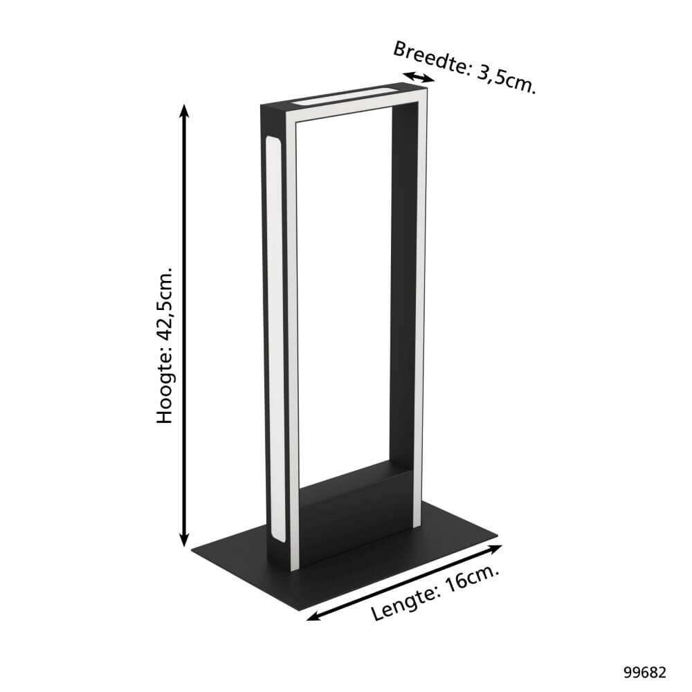 Table lamp design Salvilanas-Z black Eglo 9002759996826