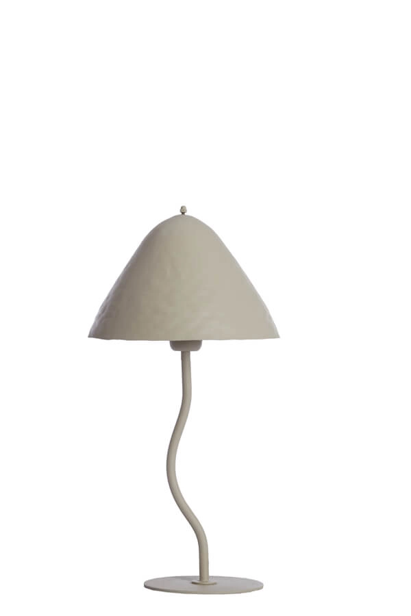 Table lamp Elimo Ø 25cm x 50cm cream Light & Living 8717807705169