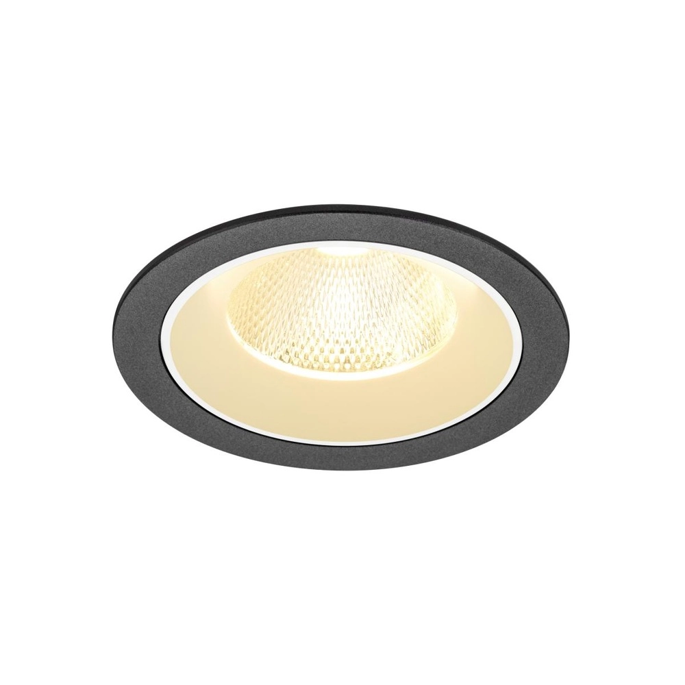 Recessed spotlight Numinos L black/white 3000K - 20deg