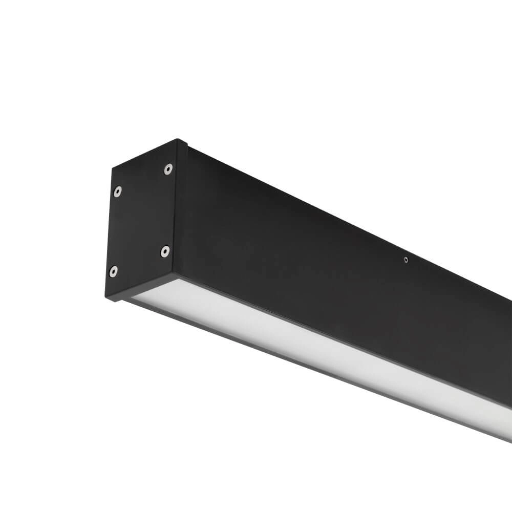 Sleek ceiling lamp Outline S black 50cm Lyora 5903139113601