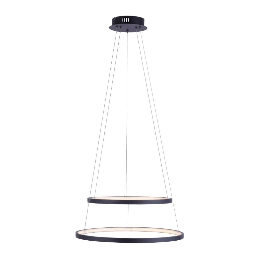 Round pendant lamp Circle anthracite Just Light 4043689960353