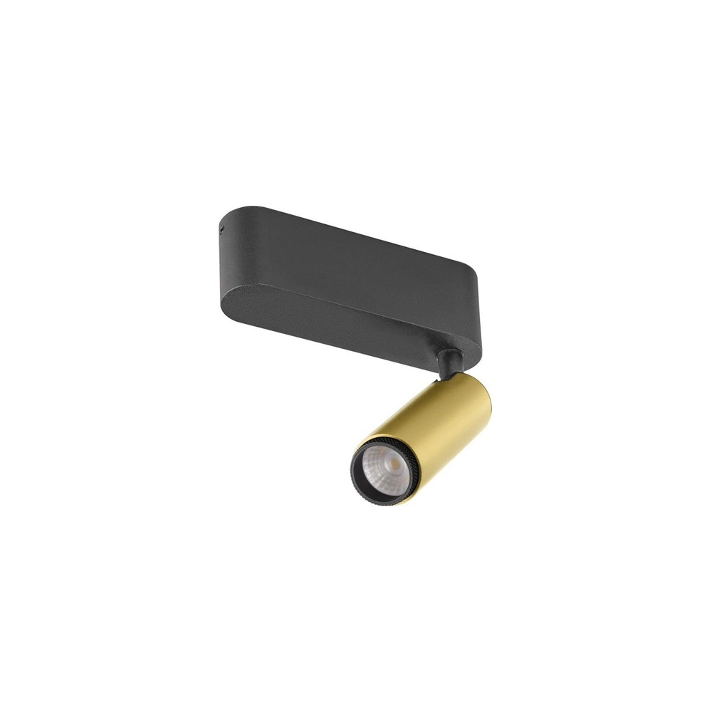 Surface-mounted spot Grip! S gold with black 2700K SLV 4024163304948