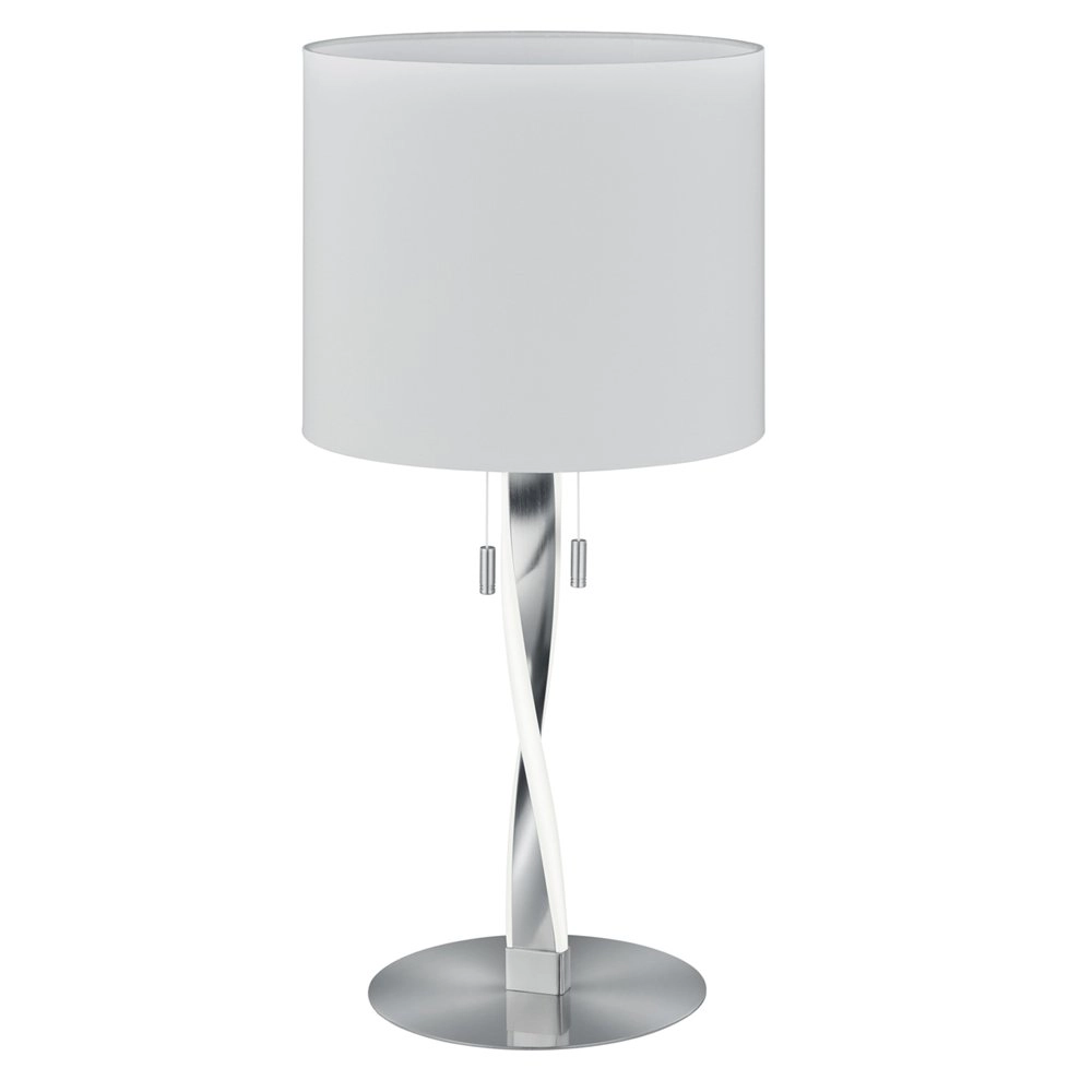 Table lamp Nandor 62cm metallic gray