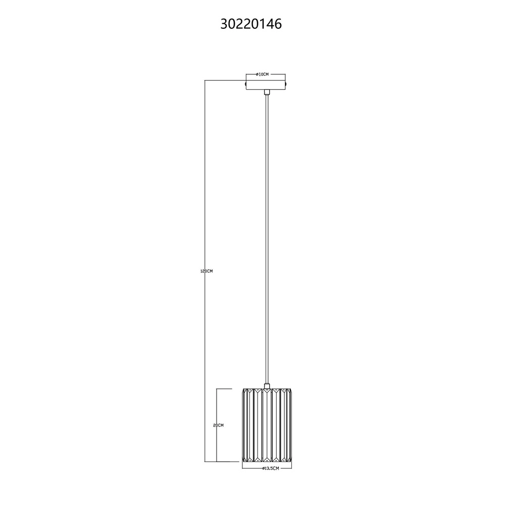 Pendant lamp Run wood Globo 9007371510962