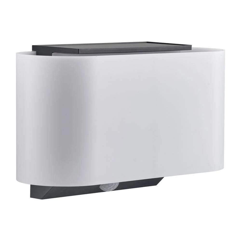 Solar wall lamp Piola black and white Nordlux 5704924017537