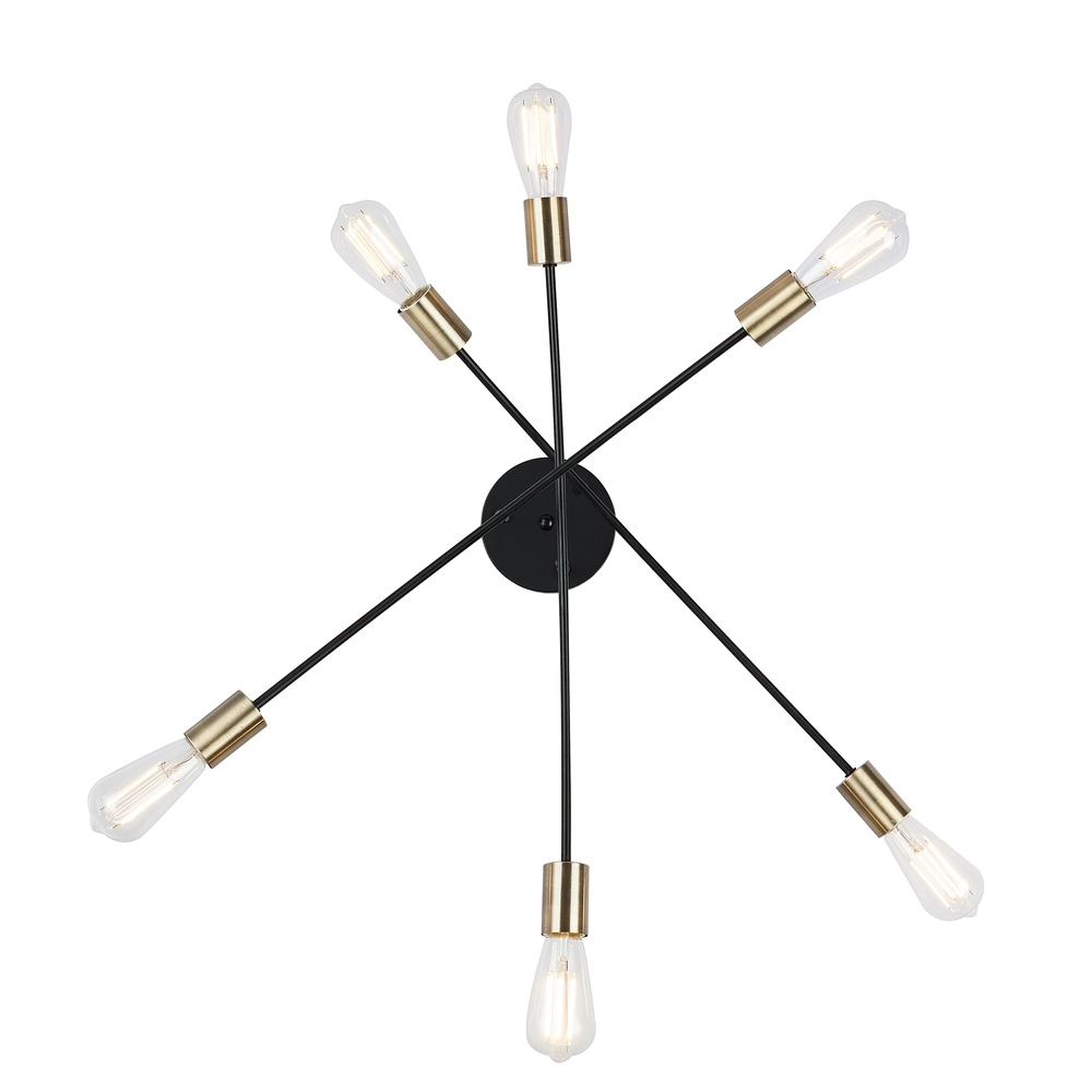 Ceiling lamp Sarini Black Globo 9007371377688