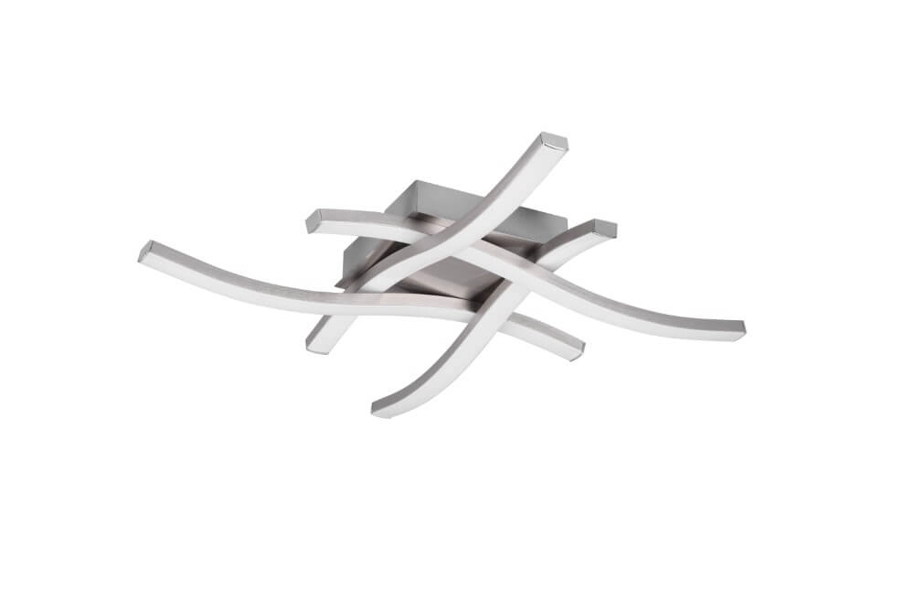 LED ceiling light Route Stainless steel 4000K Trio 4017807521771