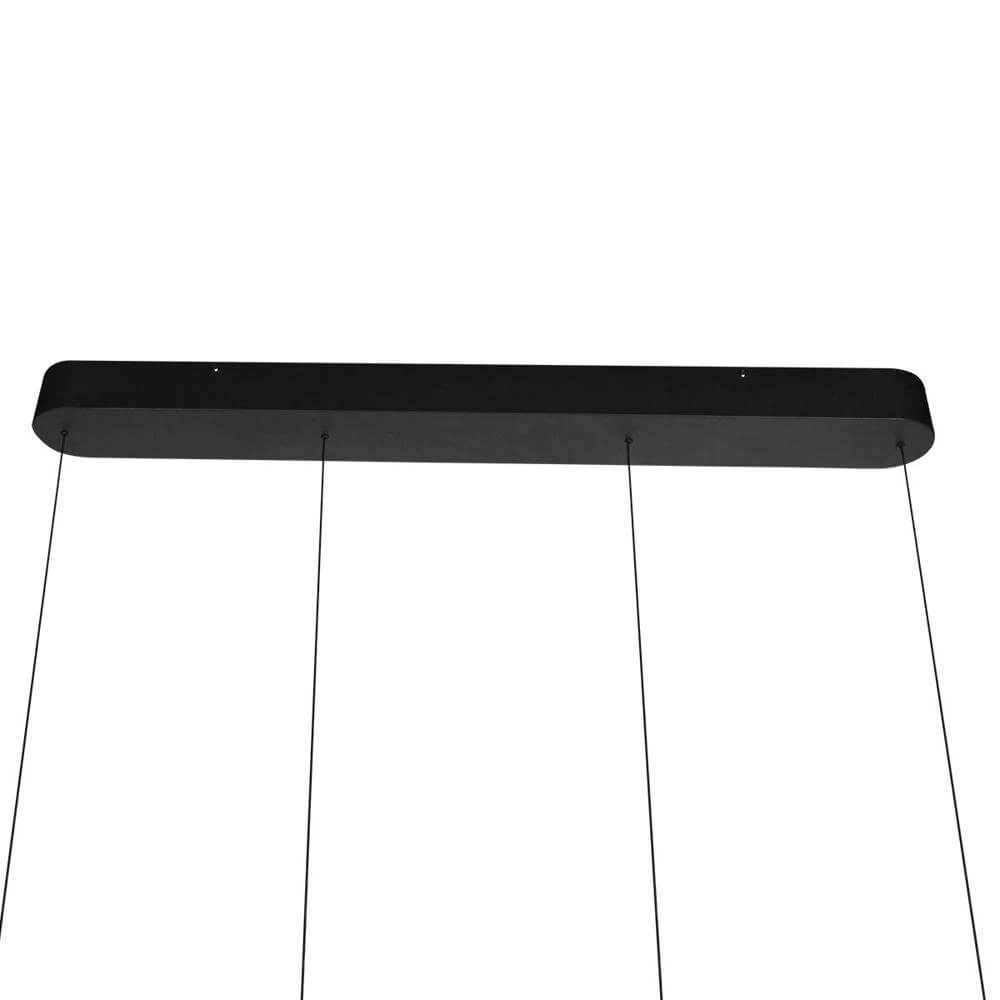 Modern pendant lamp Mykty black Steinhauer 8712746178210