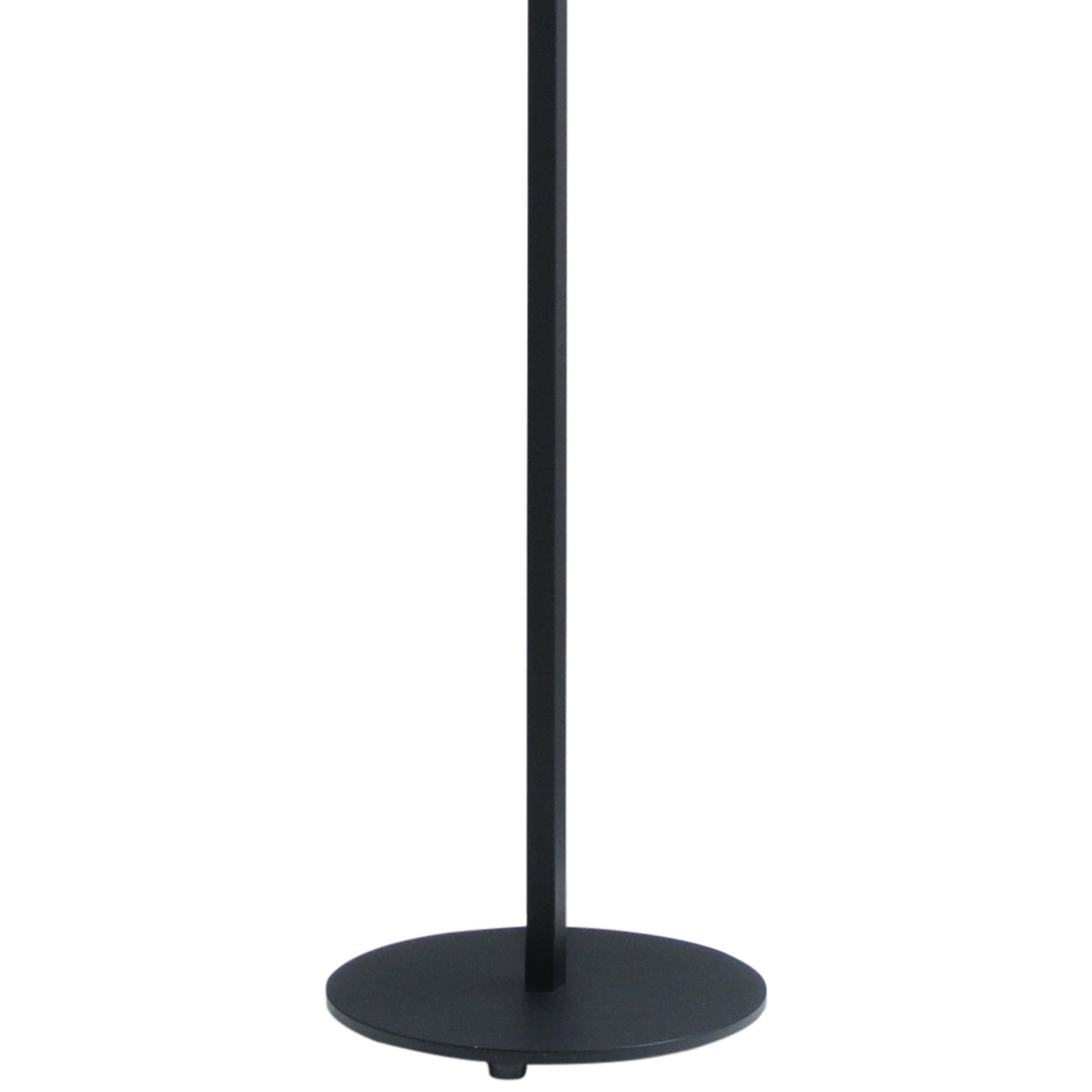 Black floor lamp Tube 155cm with gold fitting Masterlight 8718121188676