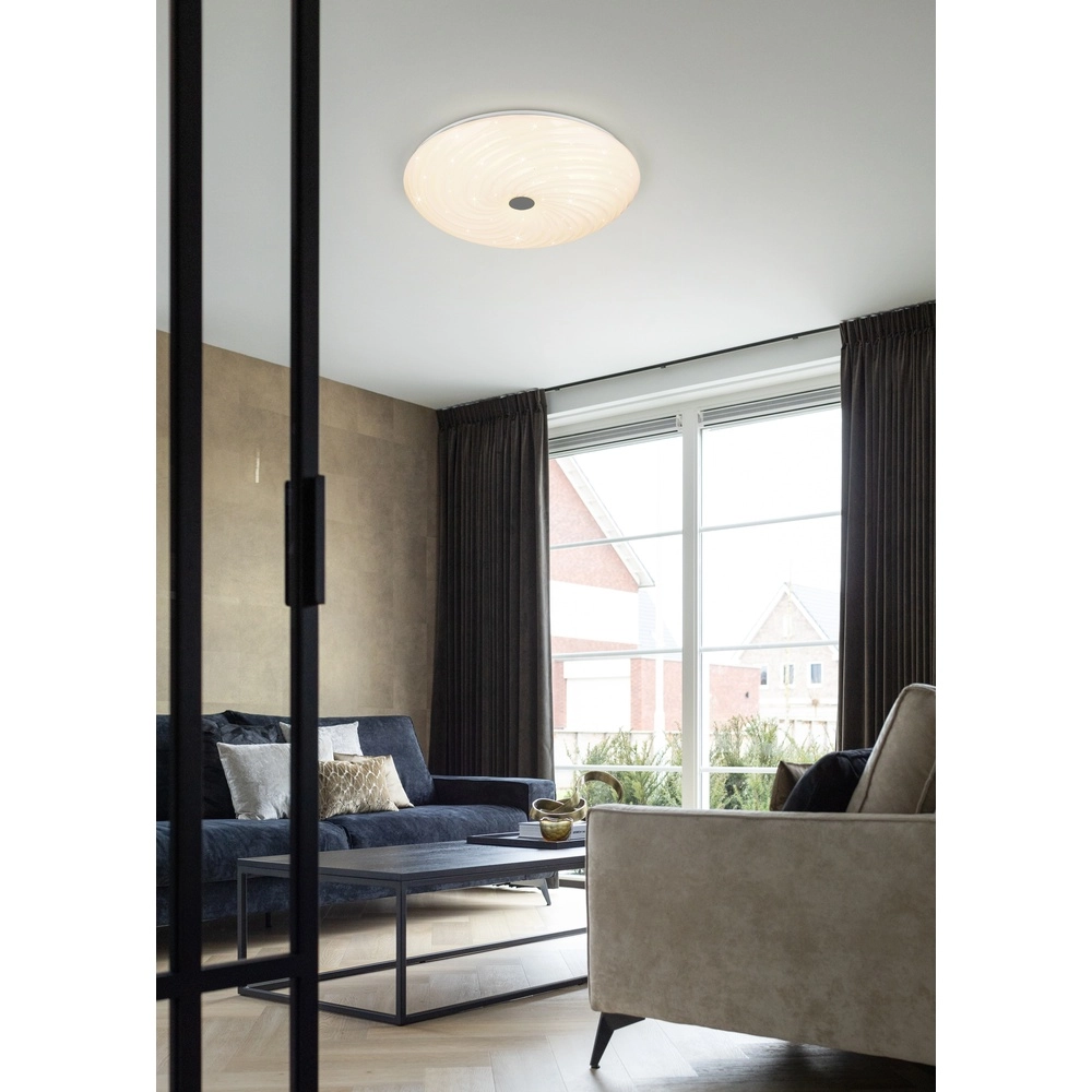 Ceiling lamp Gravity white Ø 57.5cm Trio 4017807600773