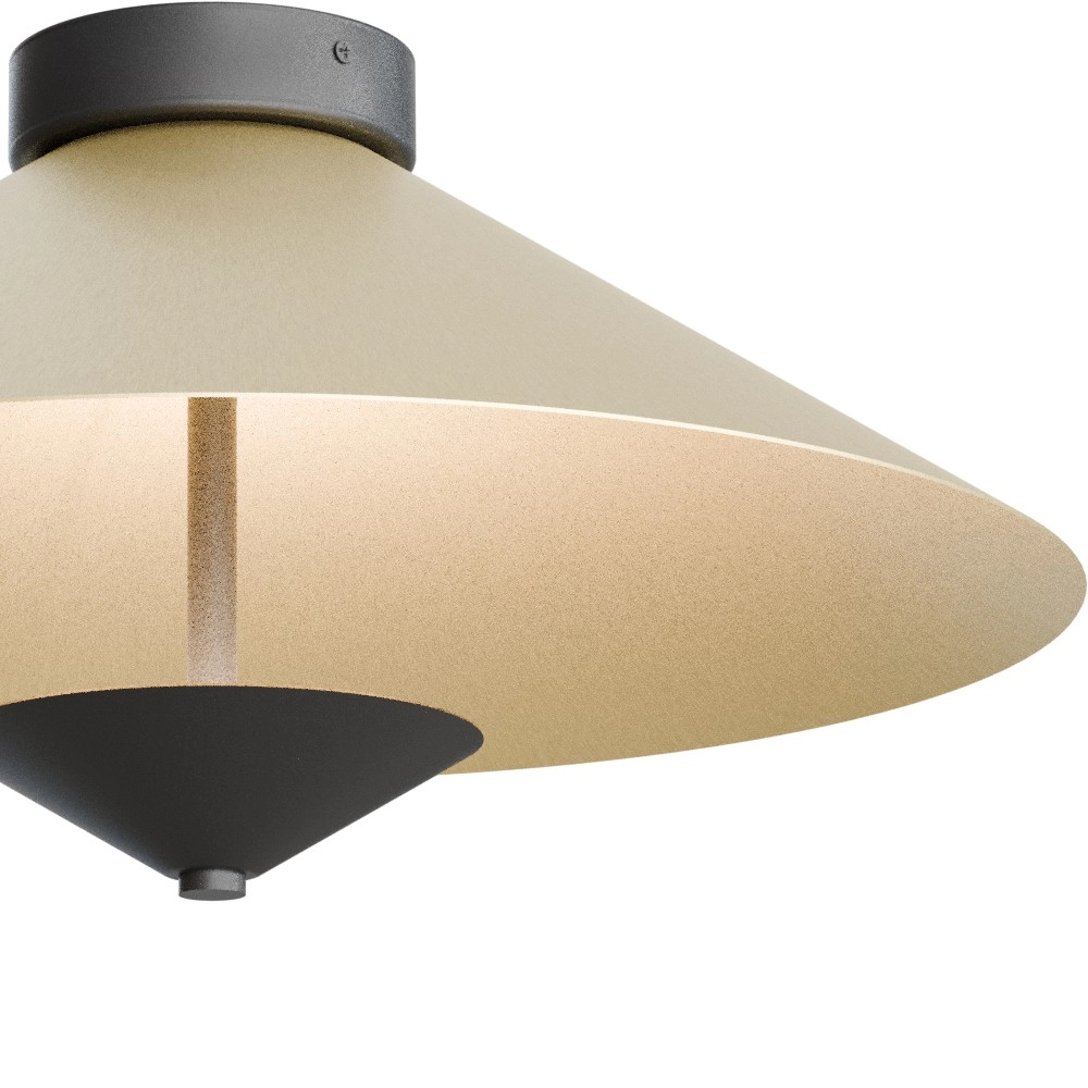 Ceiling lamp Ceppo black with gold Ø 45cm Masterlight 8718121389684