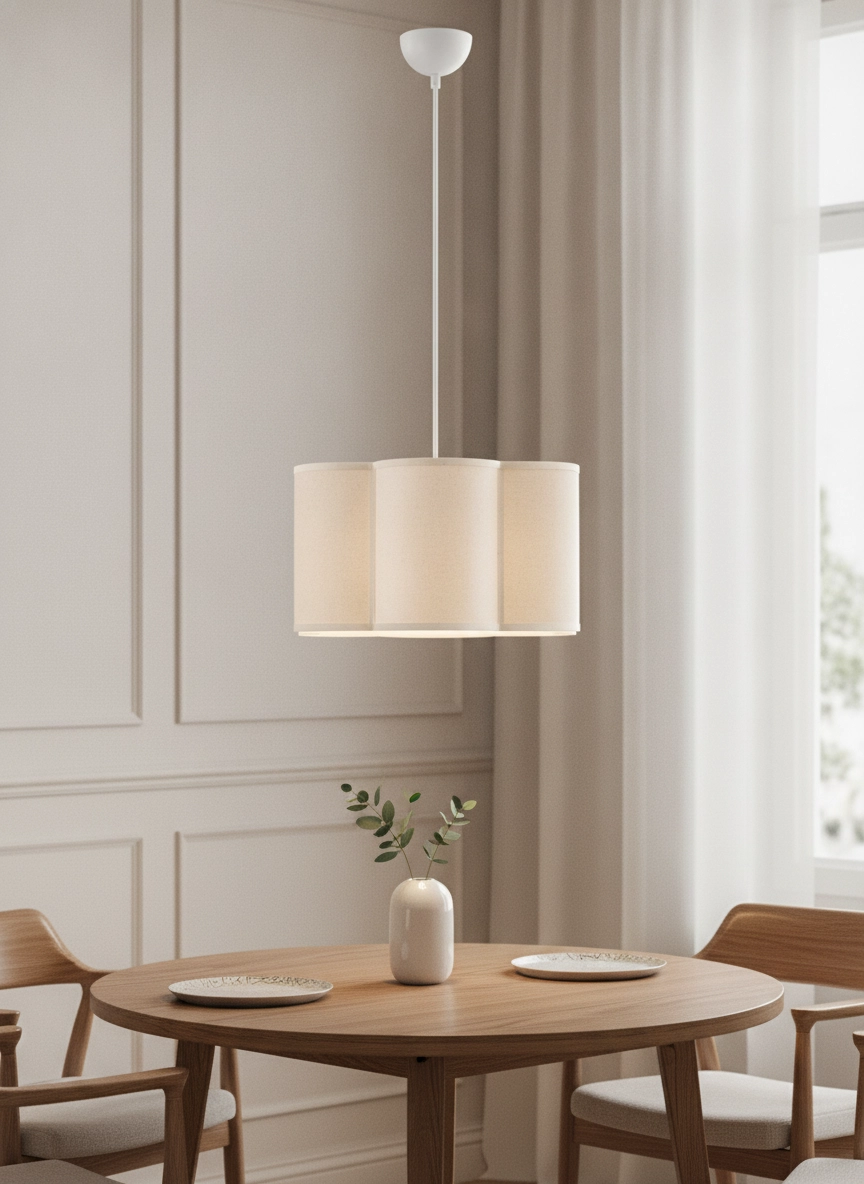 Pendant lamp Bloosy cream