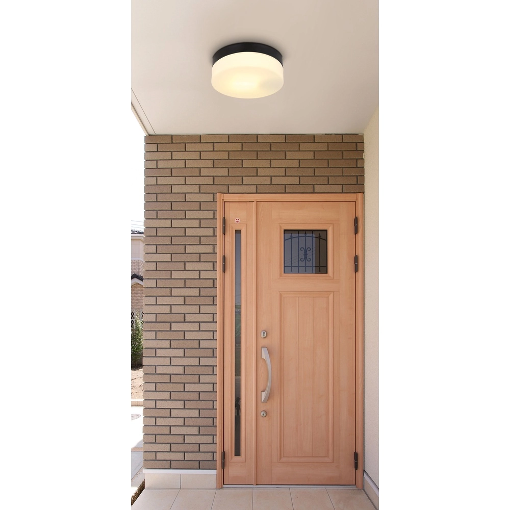 Design ceiling light Vranos black for outdoor use Ø 18.4cm Globo 9007371434763