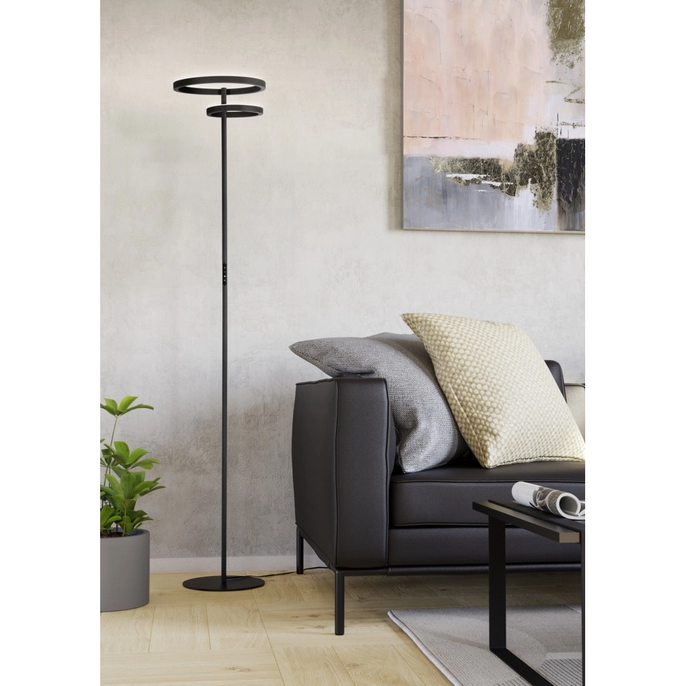 Design floor lamp Castelpoto 1 black Eglo 9008606357314