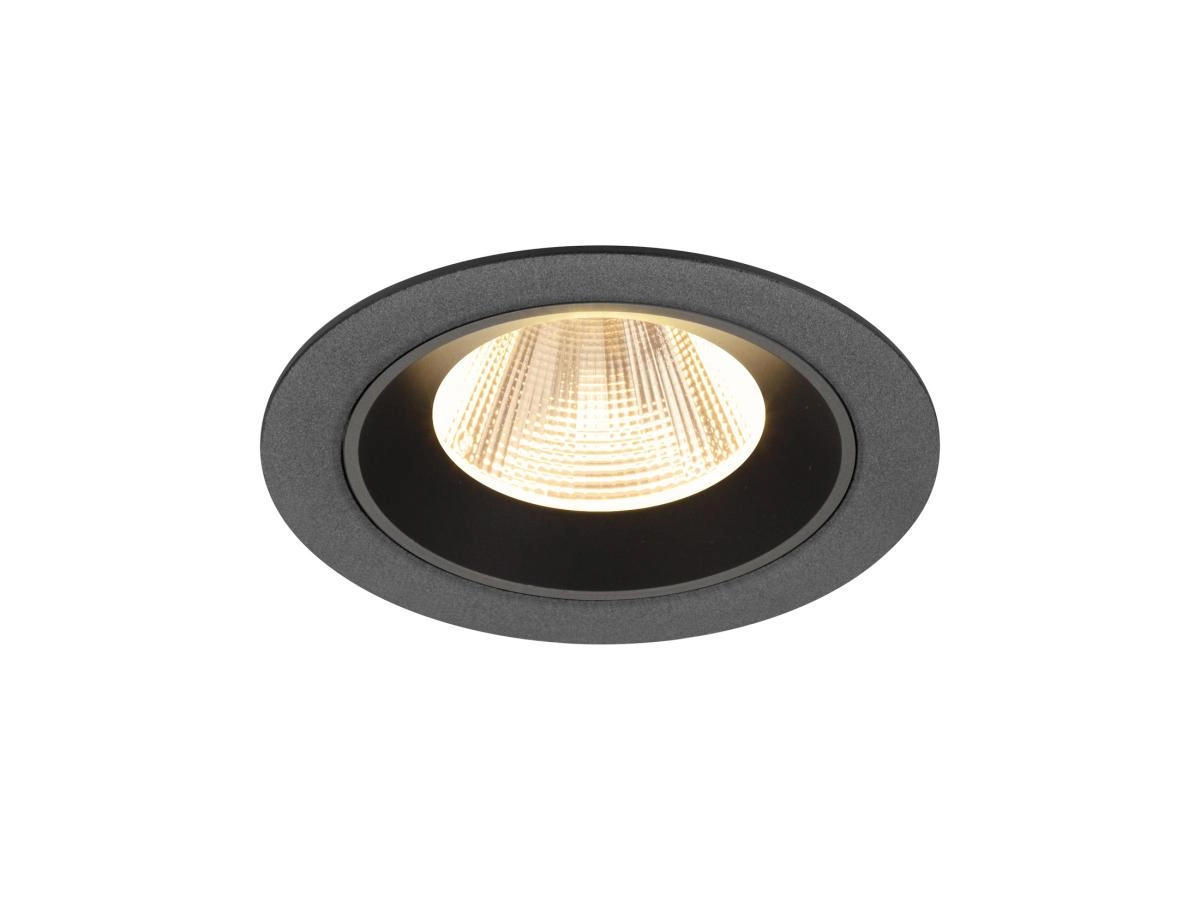 Recessed spotlight Numinos M black 2700K - 20deg