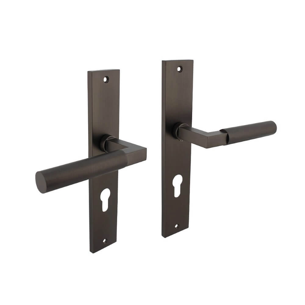 Door handle Bau-Stil PC 72mm anthracite