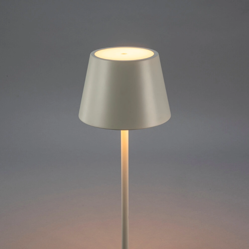 Rechargeable floor lamp Pomezia Medium white KonstSmide 7318307841251