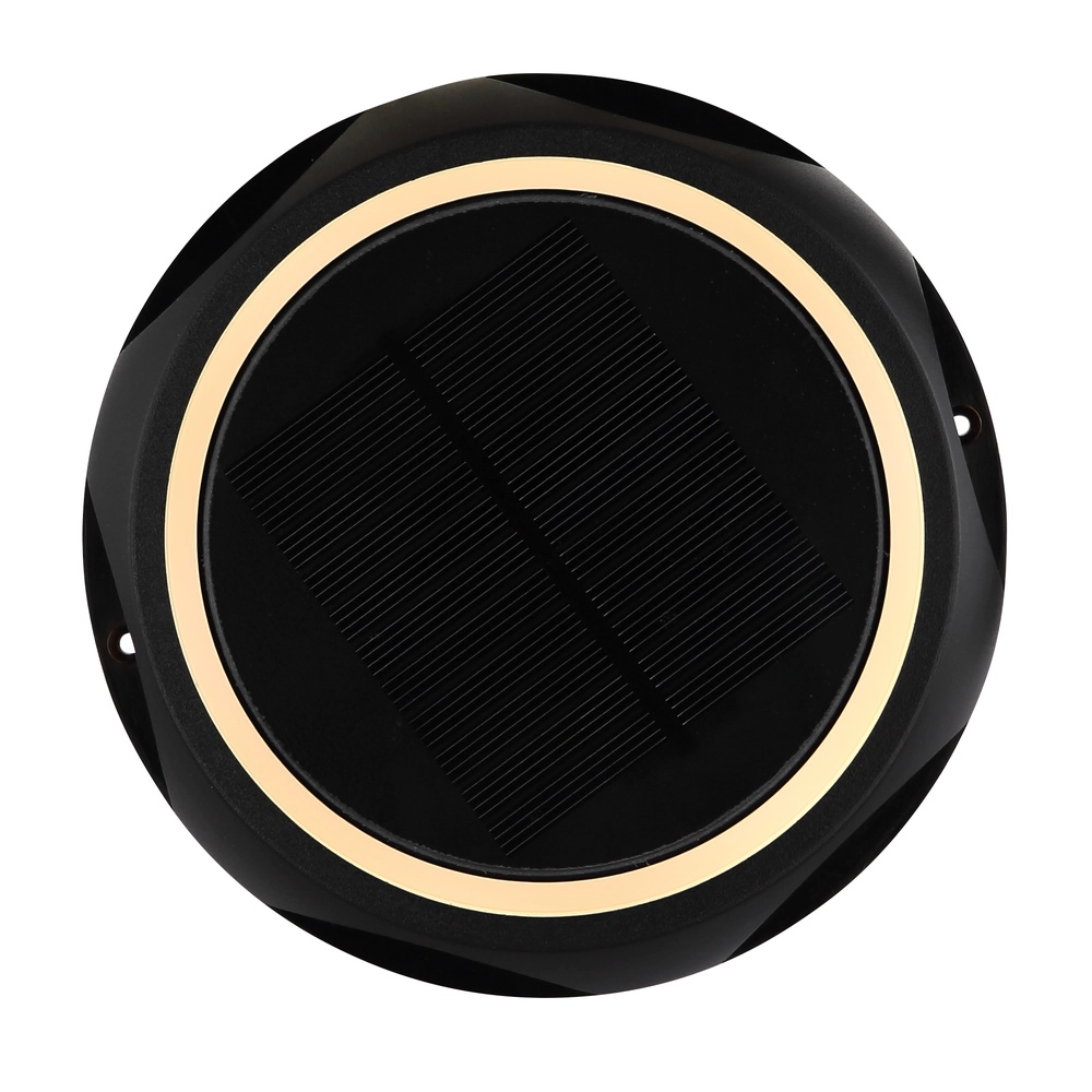 Spike light Akron Black Solar Round Globo 9007371510528