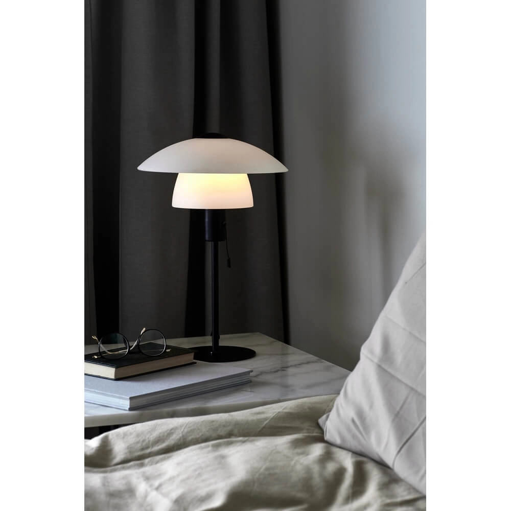 Modern table lamp Verona black and white Nordlux 5704924001642