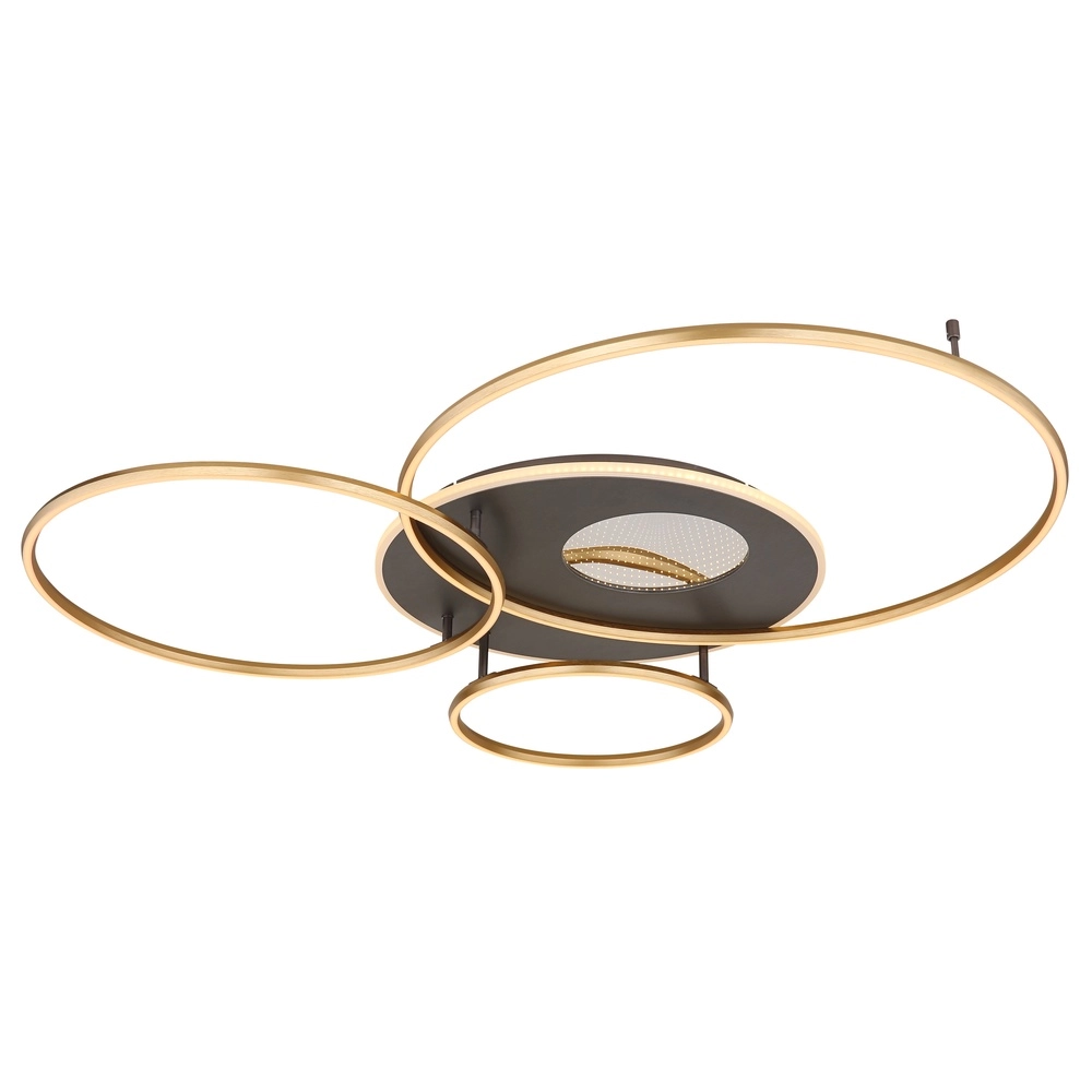 Modern ceiling lamp Invertina gold 126cm Globo 9007371453016