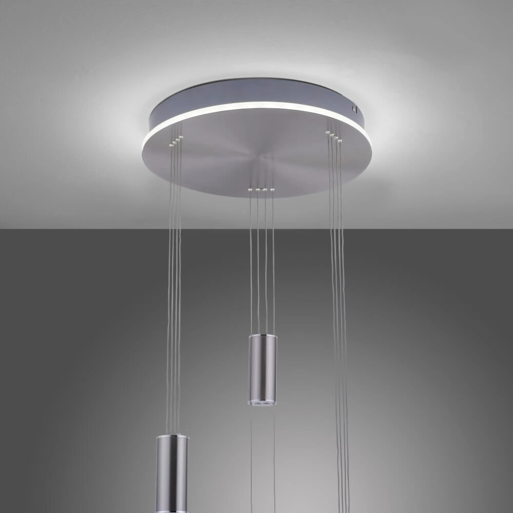 3-light pendant lamp Q-Etienne metal round Paul Neuhaus 4012248350447