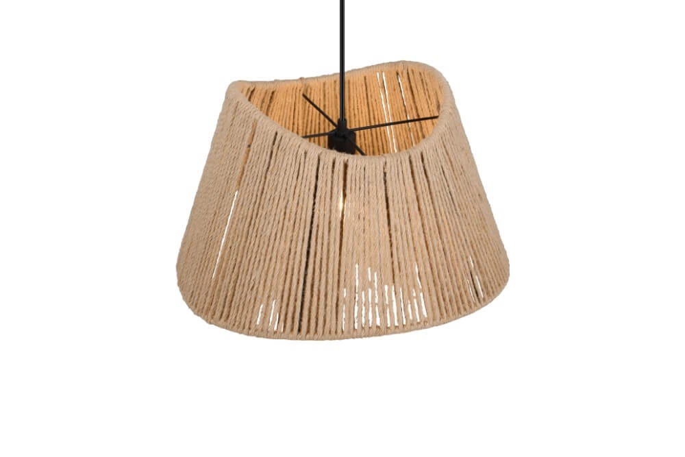 Japandi pendant lamp Valerie rattan Ø 52cm Trio 4017807637380