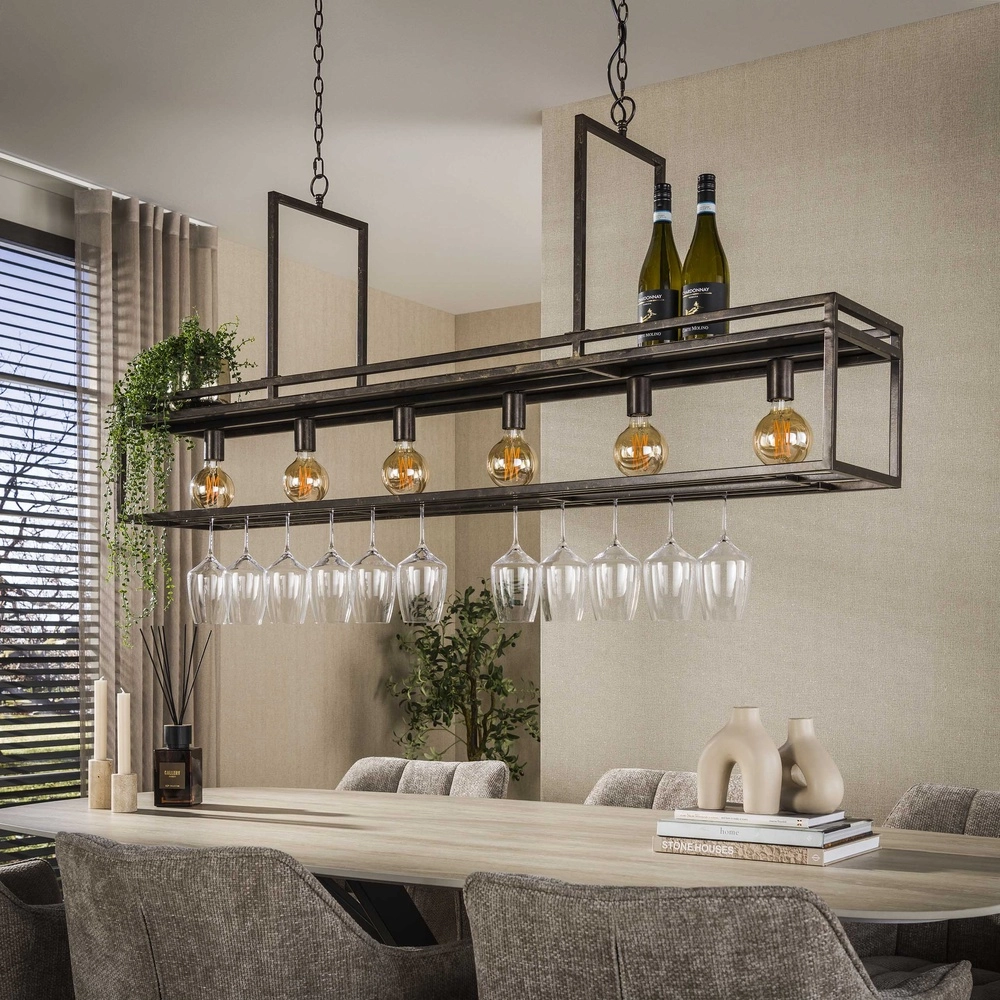 Kitchen Island Pendant Light Decorate 160cm - Urban Brown Lyora 8716803512559