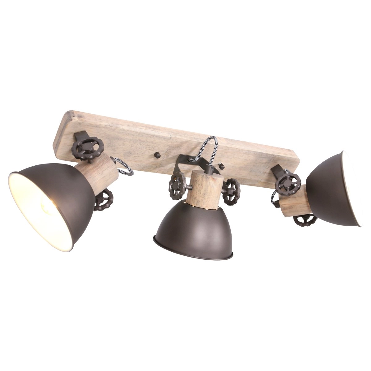 Anthracite surface-mounted spotlight Gearwood