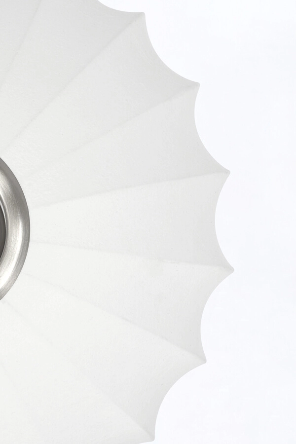 Japandi ceiling lamp Fay Ø 40cm white Light & Living 8717807760434