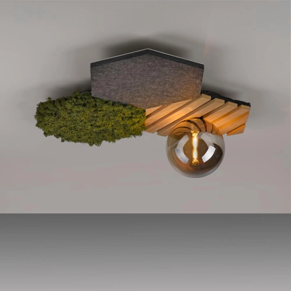 Ceiling lamp Green Hex nature Just Light 4043689004255