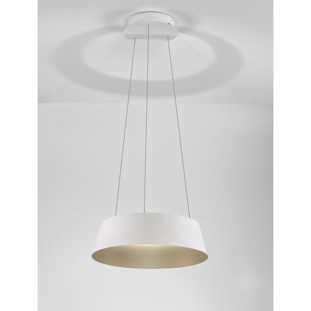 Pendant lamp Alba white Ø 42cm Lyora 5212017439000